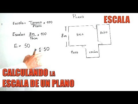 HOW TO CALCULATE THE SCALE OF A PLAN and its measurements
