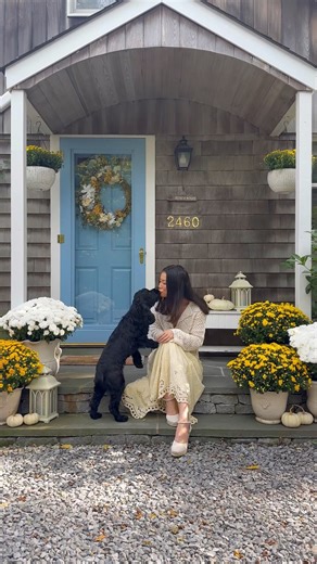 Cottage Fall Porch Makeover