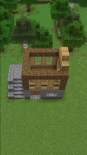 Starter House Build 🏠 | #minecraft #shorts