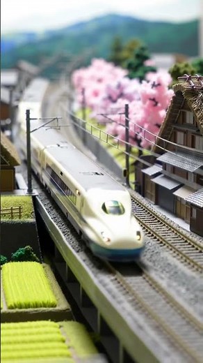 Tilt-Shift Shinkansen Bullet Train in Japan | Miniature World in Motion 16 Agustus 2025
