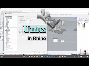 Rhino Basic Tutorial. Unit Change.How to change units in Rhino7 by ‪@TitleeMehzabeen‬