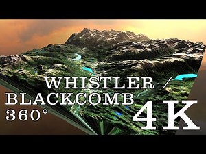 360° Whistler Blackcomb Ski Resort: Aerial Spectacle of Epic Slopes and Stunning Scenery!
