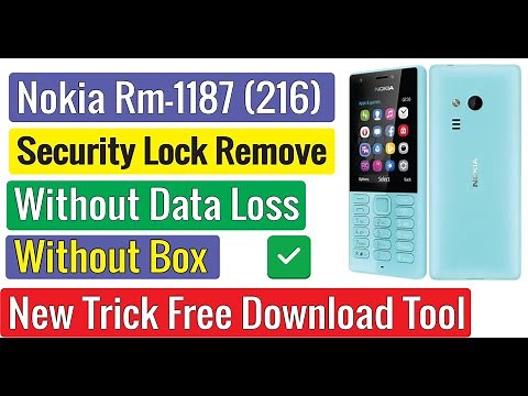 Nokia Rm-1187 Phone Lock Code Read Done With Miracle Box Nokia 216 Security Code unlock Nokia Tool