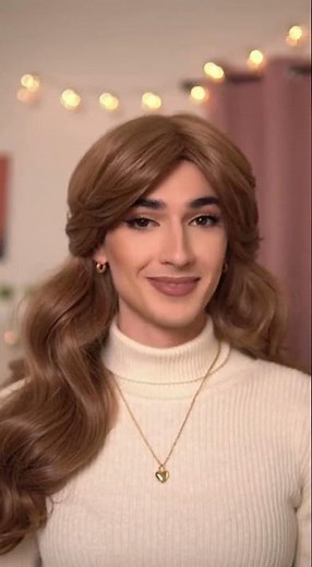 You look incredible #mtf #transformation crossdress #makeup TGTF #boytogirl #genderswap #makeover AI