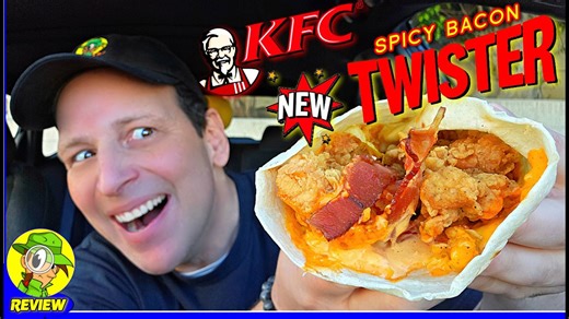Fast food review Kentucky Fried Chicken spicy bacon twister chicken wrap