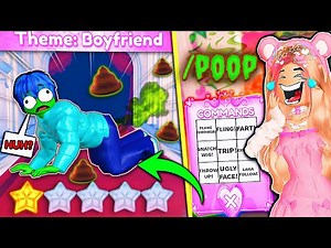 I *TROLLED* My BOYFRIEND With *ADMIN COMMANDS* & He Got SO MAD in DRESS TO IMPRESS... | ROBLOX
