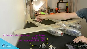 3D打印航模飞机 P38闪电 调试