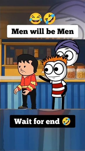 Men will be men | cartoon style funny conversations between friends | @Animationworld806 #funny