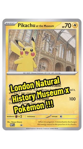 Exciting Pokémon Merch from London Natural History Museum