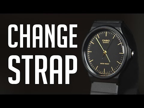 How to Change band on Casio MQ-24 Watch