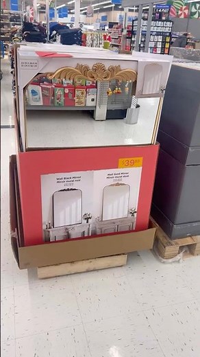 OMG just found these arched mirror at Walmart Canada 🇨🇦 Must buy for the aesthetic look . #walmart