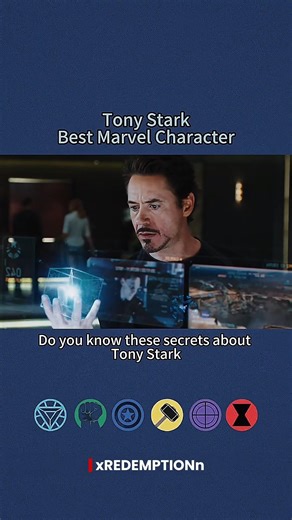 Did you know this detail about Tony?🤔🤯 #mcu #tonystark #rdj #ironman #marvel #shorts
