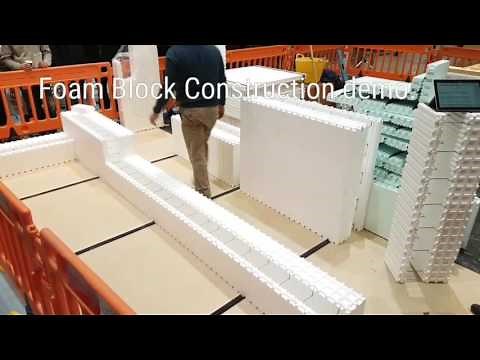 Foam Block Construction Demo