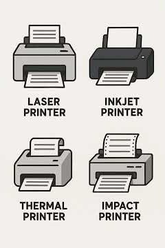 Different types of printers #computereducation #computertechnic
