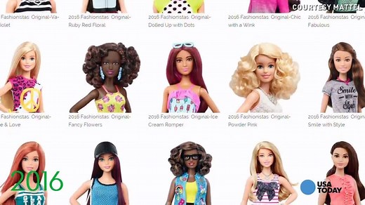 89K views · 28 reactions | Barbie in 2018 and beyond: See the evolution of the iconic toy and how the doll is getting more "inclusive" moving forward. https://usat.ly/2Fe7act | USA TODAY Life | Facebook