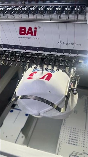 Super Clean Hat Embroidery Using The Bai Vision