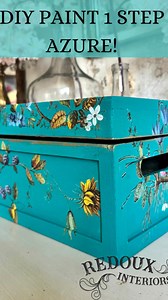 @redouxinteriors using @diypaintbydebisdesigndiary for this amazing piece!! She used our new one step paint color called Azure!! Make sure to go check out all our new colors and let us know your next project!! 🤗💙🥰 #debisdesigndiary #diypaint #diyprojects | Debi's Design Diary