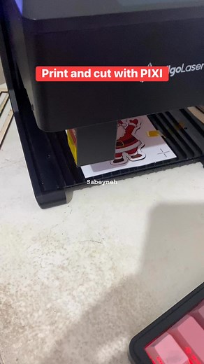 Print and cut PIXI Lightburn gamit | Sa Bey Neh