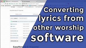 ProPresenter 6 Tutorial: Converting lyrics from other worship software