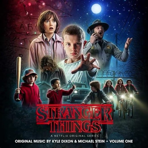 Breathing Artwork: Stranger Things Soundtrack Album Cover in the Age of AI