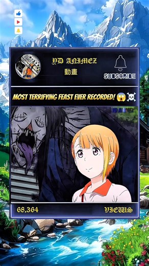 Most Terrifying Feast Ever Recorded! 😱☠️ #shorts #zaralarsson #anime