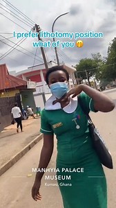 Eiiii 😷 "lithotomy position" paaa 😅😅 | African Women Nurses