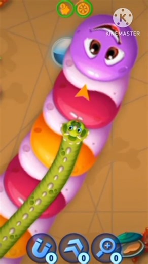 WormsZone io Hacker Snake Magic Gameplay #wormszoneio #wormszone #shorts