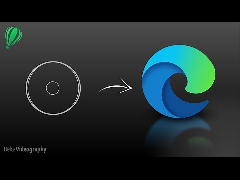 🔥 CorelDRAW Best Geometry Tricks Logo TUTORIAL ▶▶ MICROSOFT EDGE 👉🏼 DelcaVideography