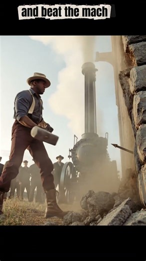 Did John Henry really beat a steam drill with just his hammer? 🔨#aivideo #UrbanLegends #JohnHenry