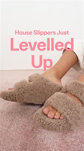 49K views | Fabulous. Fluffy. Impossible To Resist. ☁️ Our NEW Shuv Slides have arrived and they're as addictive as they are luxurious. Ultra-soft curly shearling on our legendary Microwobbleboard midsoles so they feel just like trainers. The intersection of cosy comfort and couldn't-care-less cool that somehow works with everything. Your feet will thank you, and everyone else will secretly want a pair. | FitFlop | Facebook