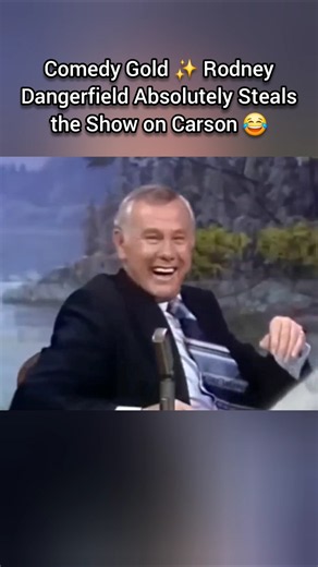 Comedy Gold ✨️ Rodney Dangerfield Absolutely Steals the Show on Carson 😂