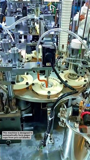 Smart Paper Cup Production Platform #manufacturing