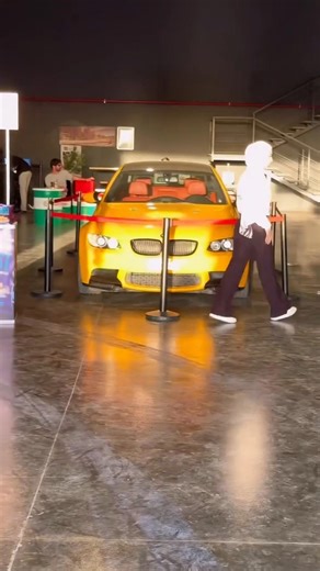Epic Car Meet Walkthrough Spotting the Ultimate Yellow BMW E92 ⚡☠️ #bmw #car #edit #shorts #phonk
