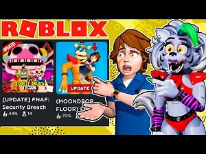 Roxanne Wolf and Gregory Play NEW FNAF SECURITY BREACH RIPOFFS