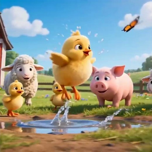 🐔🥚 The Amazing Chicken Life Cycle! | From Egg to Happy Hen 🌾 #kids #EducationalVideos #KidsLearning