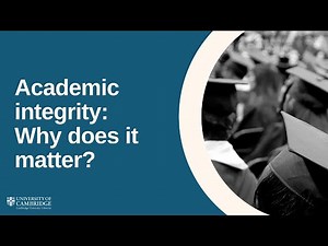 Academic Integrity: Why Does It Matter?
