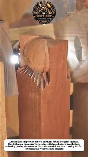 Amazing Wood Carving with Rotary Tool – Satisfying Woodworking Skills