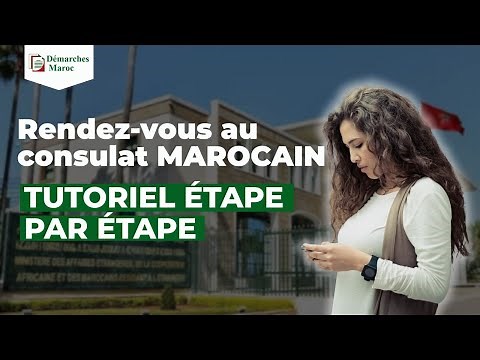 Comment prendre un RENDEZ-VOUS AU CONSULAT du Maroc en ligne sur rdv.consulat.ma
