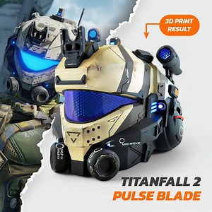 Titanfall 2 Pulse Blade Pilot Helmet 3D Model | Titanfall Helmet Print Model - Etsy UK