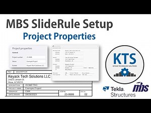 MBS SlideRule Setup - Project Properties
