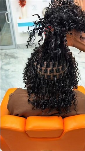 bob boho knotlessboxbraids #braids