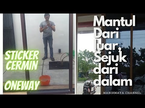 5 Steps to Install Oneway Glass Stickers (Oneway Mirror Stickers)