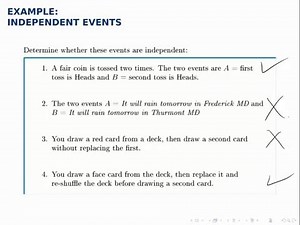Probability Example: Independent Events
