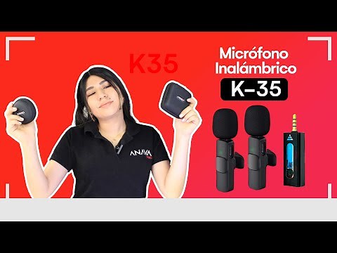 Micrófono Inalámbrico Solapero K35 / Como Usarlo 2023 / Anavatec