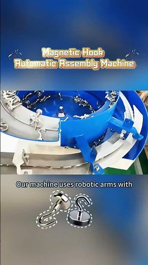 Magnetic Hook Automatic Assembly Machine | High-Precision Magnet Assembly