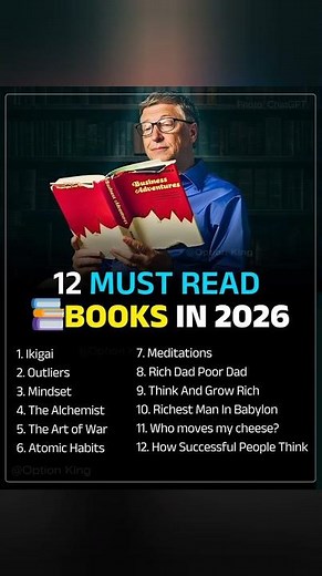 12 Must-Read Books for 2026 📚💡