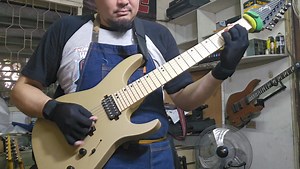 Testing of Jcraft Bushido 7. Hirap mag play na may compression gloves, Kaya alagaan niyo mga kamay ninyo. Hindi biro ang sakit sa kamay. Pero eto nag enjoy parin kahit papaano. | PAPI's Guitar