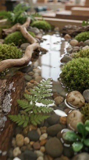 This Moss Forest Resin Table Looks Like a Tiny Magical World #ResinTable #EpoxyResin#DIYFurniture