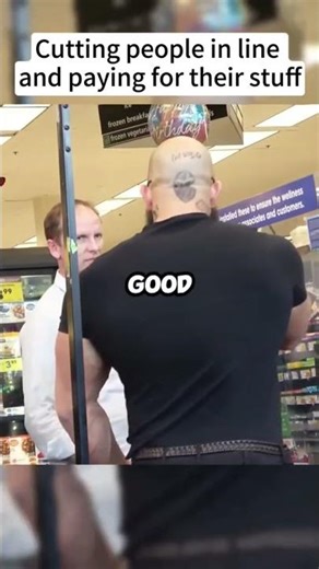 Cutting People In Line And Paying For Their Stuff #shorts #pranks #foodprank #funnymoments #fyp