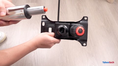 Yaheetech Modern Faux Leather Office Chair Ergonomic Adjustable Computer Chair with Wide Seat, Padded Armrests for Study, Bedroom Black